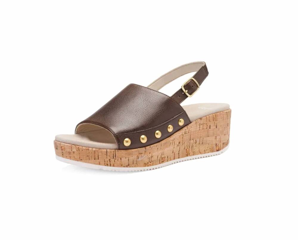 NEW ARA women's raelis sandals in mocca/sand/natural